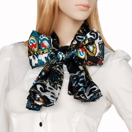 Blancho Bedding Brando Sea Green Distinctive Stylish Paisley Pattern Fashion Soft Silky Scarf/Wrap/Shawl(Small)