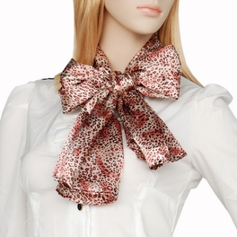 Blancho Bedding Brando Simple & Decent Warm Pink Tone Background Leopard Print Fashion Silk Scarf/Wrap/Shawl(Large)