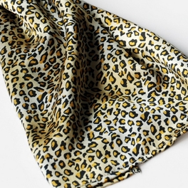 Blancho Bedding Brando Tangerine Elegant Leopard Print Comfy Silky Scarf/Wrap/Shawl(Large)