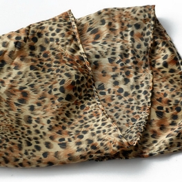 Blancho Bedding Brando Wild Leopard Color Funky Exquisitely Soft Silky Scarf/Wrap/Shawl(Small)