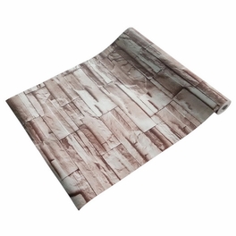 Blancho Bedding Brick Wood - Self-Adhesive Wallpaper Home Decor (Roll)