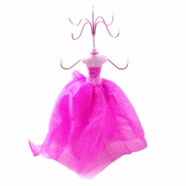 Blancho Bedding [Brightness] Jewelry Display Holder Figure Stand Pink