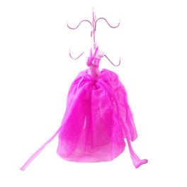 blancho bedding [Brightness] Jewelry Display Holder Figure Stand Pink