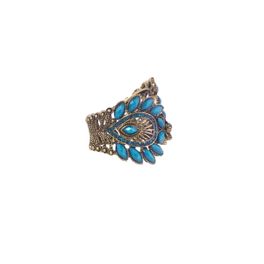 blancho bedding Bronze Peacock Feather Pattern Cuff
