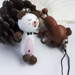 Blancho Bedding [Brown Bear & White Bear] - Cell Phone Charm Strap / Camera Charm Strap / Handbags Charms