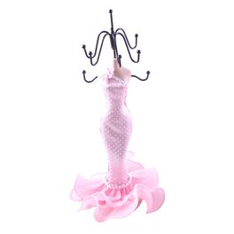 blancho bedding [Bubble Show] Jewelry Display Holder Figure Stand Light Pink