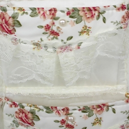 Blancho Bedding [Bud Silk & Allover] Ivory/Wall Hanging/ Wall Organizers / Baskets / Hanging Baskets (10*26)