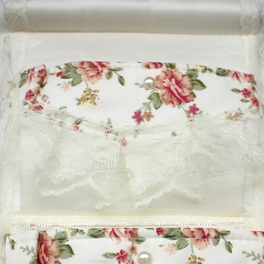 Blancho Bedding [Bud Silk & Allover] Ivory/Wall Hanging/ Wall Organizers / Baskets / Hanging Baskets (10*26)
