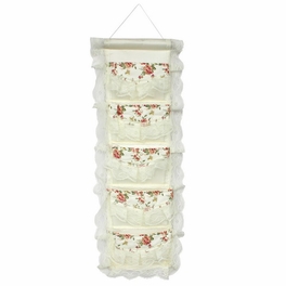 blancho bedding [Bud Silk & Allover] Ivory/Wall Hanging/ Wall Organizers / Baskets / Hanging Baskets (10*26)