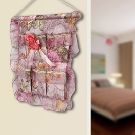 Blancho Bedding [Bud Silk & Red Rose] Wall Hanging/ Wall Organizers /Wall Baskets/Hanging Baskets (16*18)