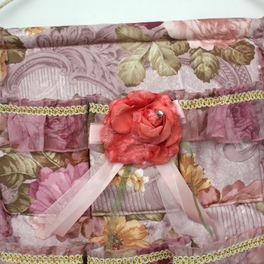 Blancho Bedding [Bud Silk & Red Rose] Wall Hanging/ Wall Organizers /Wall Baskets/Hanging Baskets (16*18)