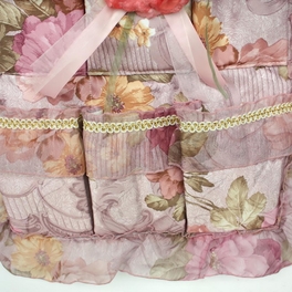 Blancho Bedding [Bud Silk & Red Rose] Wall Hanging/ Wall Organizers /Wall Baskets/Hanging Baskets (16*18)