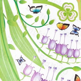 Blancho Bedding Butterflies And Ivy - X-Large Wall Decals Stickers Appliques Home Decor