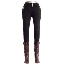 blancho bedding [Button - A] Fashion Women's Legging New Novelty Footless Tights Skinny Pants Stretch Pants One Size