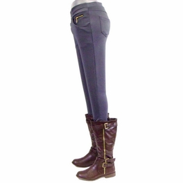 Blancho Bedding [Button - B] Fashion Women's Legging New Novelty Footless Tights Skinny Pants Stretch Pants One Size