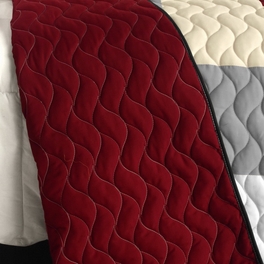 Blancho Bedding [Cake's Queen] Brand New Vermicelli-Quilted Patchwork Quilt Set Full/Queen