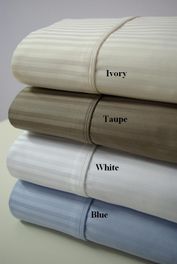 blancho bedding California King 1000 Thread count Stripe Egyptian cotton sheets