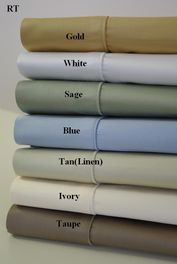 blancho bedding California King size 450 Thread count Solid Egyptian cotton sheets
