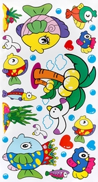 Blancho Bedding Cartoon Fish-1 - Wall Decals Stickers Appliques Home Decor
