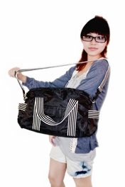 Blancho Bedding [Casual Life] Black Shoulder Bag Fashion