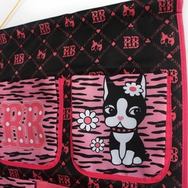 Blancho Bedding [Cat & Heart] Pink/Wall Hanging/ Wall Organizers / Wall Baskets / Hanging Baskets (15*22)