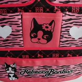 Blancho Bedding [Cat & Heart] Pink/Wall Hanging/ Wall Organizers / Wall Baskets / Hanging Baskets (15*22)