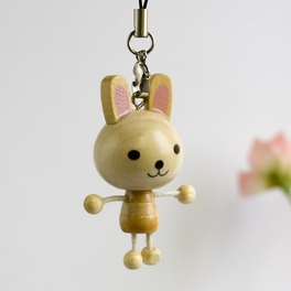 Blancho Bedding [Cat & Rabbit] - Cell Phone Charm Strap / Camera Charm Strap / Handbags Charms