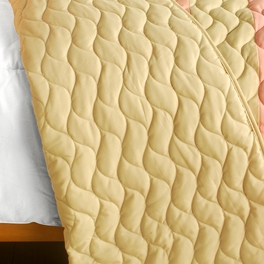 Blancho Bedding [Champagne Honey] 3PC Patchwork Quilt Set (Full/Queen Size)