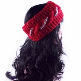 Blancho Bedding Charming Women Decorative Bling Head Warp/Headwear/Hair Accessory RED