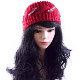 blancho bedding Charming Women Decorative Bling Head Warp/Headwear/Hair Accessory RED