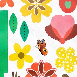 Blancho Bedding Cheerful Front Yard - Wall Decals Stickers Appliques Home Decor