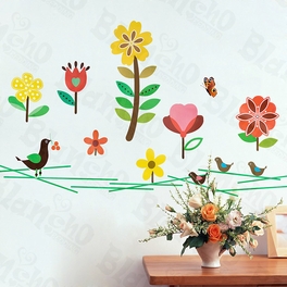 blancho bedding Cheerful Front Yard - Wall Decals Stickers Appliques Home Decor