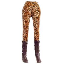 blancho bedding [Cheetah] Fashion Women's Legging New Novelty Footless Tights Skinny Pants Stretch Pants One Size