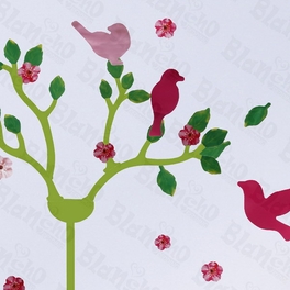 Blancho Bedding Cherry Blossom & Birds - Hemu Wall Decals Stickers Appliques Home Decor 12.6 BY 23.6 Inches