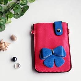 blancho bedding [Cherry's Secret] Colorful Leatherette Mobile Phone Pouch Cell Phone Case Clutch Pouch