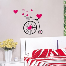 blancho bedding Chic Bicycling M - Wall Decals Stickers Appliques Home Decor