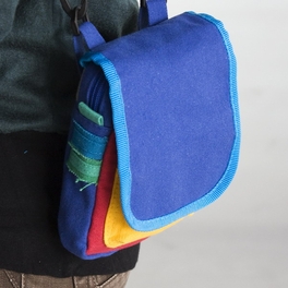 Blancho Bedding [Childhood Memory] Fabric Art Multi-Purposes Fanny Waist Pack / Back Pack / Travel Lumbar Pack
