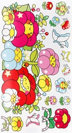 Blancho Bedding Chubby Flower - Wall Decals Stickers Appliques Home Decor