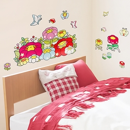blancho bedding Chubby Flower - Wall Decals Stickers Appliques Home Decor