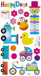 Blancho Bedding Clown Tour - Wall Decals Stickers Appliques Home Decor