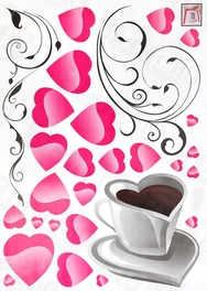 Blancho Bedding Coffee Love - Large Wall Decals Stickers Appliques Home Decor