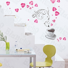 blancho bedding Coffee Love - Large Wall Decals Stickers Appliques Home Decor