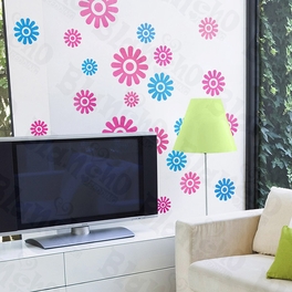 blancho bedding Color Petals - X-Large Wall Decals Stickers Appliques Home Decor