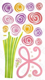 Blancho Bedding Colorful Bouquet - Wall Decals Stickers Appliques Home Decor