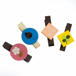 blancho bedding [Colorful Clips] - Wooden Clips / Wooden Clamps / Mini Clips