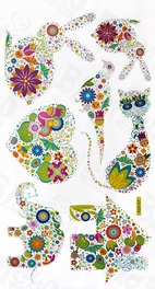 Blancho Bedding Colorful Figure - Wall Decals Stickers Appliques Home Decor