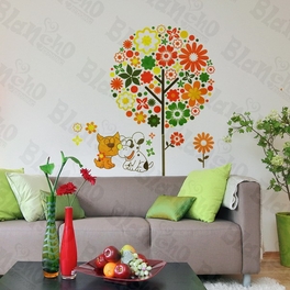 blancho bedding Colorful Flower Party - Wall Decals Stickers Appliques Home D¨¦cor