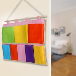Blancho Bedding [Colorful Hanging] Wall Hanging/ Wall Organizers / Wall Baskets / Hanging Baskets (14*18)