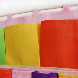 Blancho Bedding [Colorful Hanging] Wall Hanging/ Wall Organizers / Wall Baskets / Hanging Baskets (14*18)