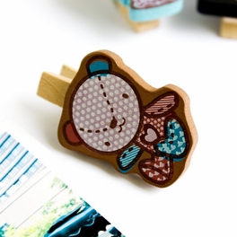 Blancho Bedding [Colorful Life-A] - Wooden Clips / Wooden Clamps / Mini Clips